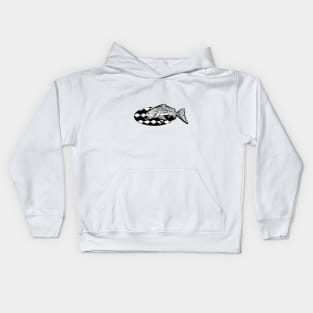 Chess Trout Kids Hoodie